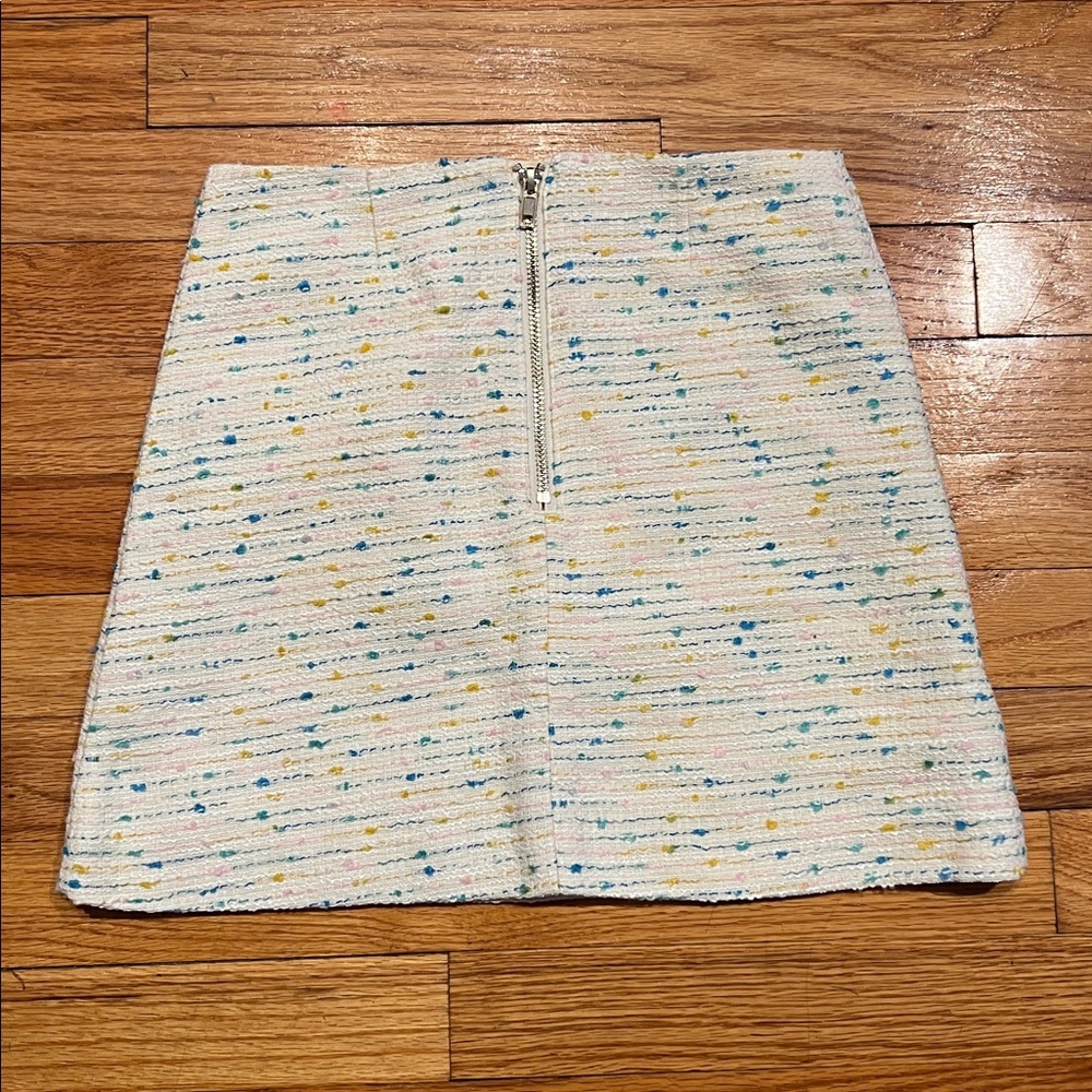 3 Piece Rainbow Weave Tweed Dressy Matching Set- Top, Skirt & Purse NWT - Picture 9 of 13